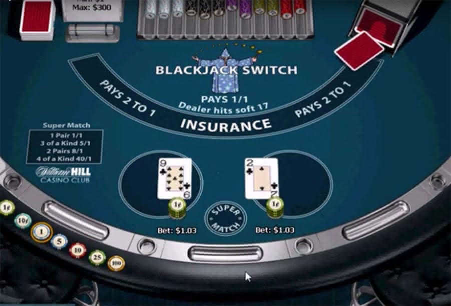 blackjack switch правила